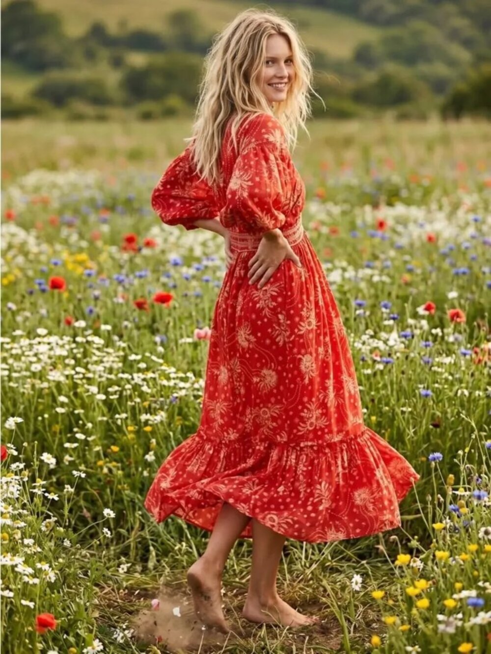 Free People Golden Hour Maxi dress size‎ Medium